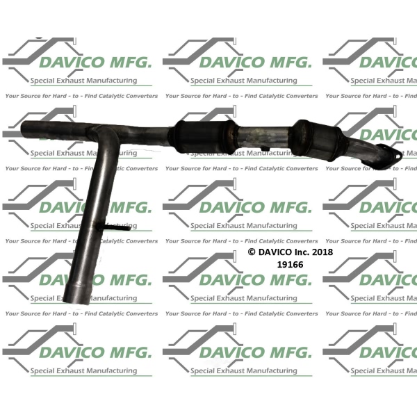 Davico Direct Fit Catalytic Converter and Pipe Assembly 19166