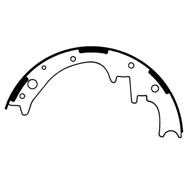 Centric Premium Front Drum Brake Shoes 111.03320