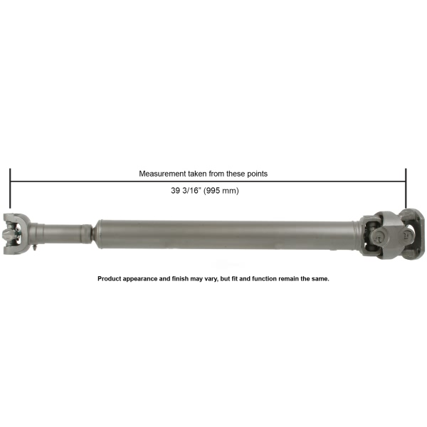 Cardone Reman Remanufactured Driveshaft/ Prop Shaft 65-9325