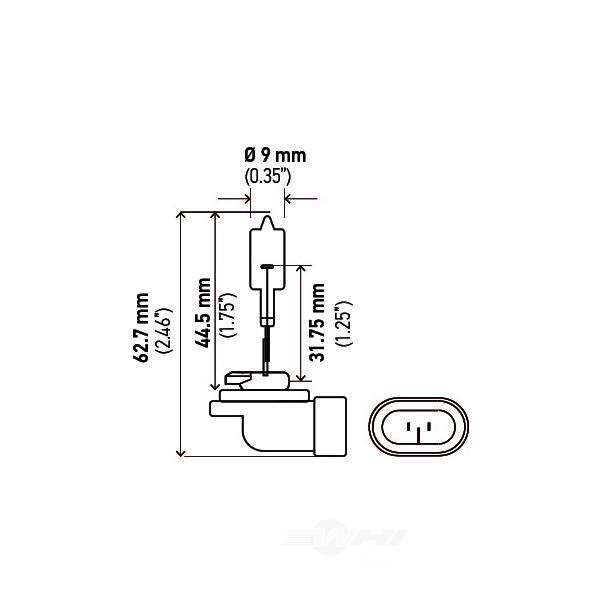 Hella 894 Standard Series Halogen Light Bulb 894