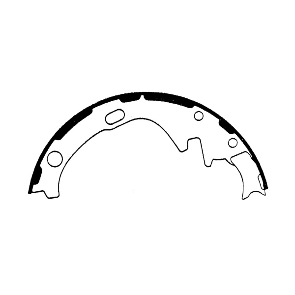 Centric Premium Rear Drum Brake Shoes 111.05710