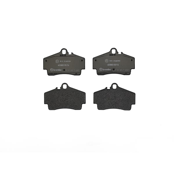 brembo Premium Low-Met OE Equivalent Rear Brake Pads P65008