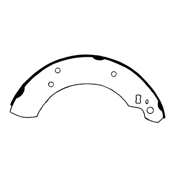 Centric Premium Rear Drum Brake Shoes 111.04710