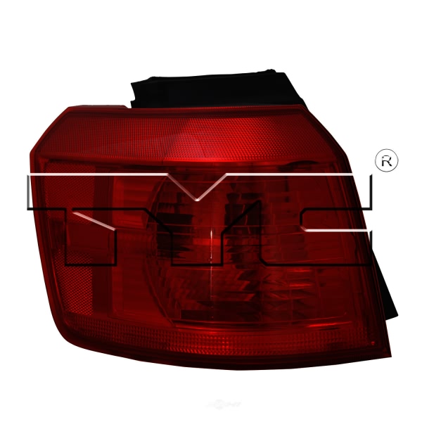 TYC Driver Side Outer Replacement Tail Light 11-6542-00