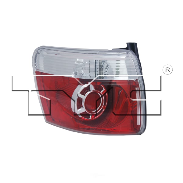 TYC Driver Side Outer Replacement Tail Light 11-6430-00