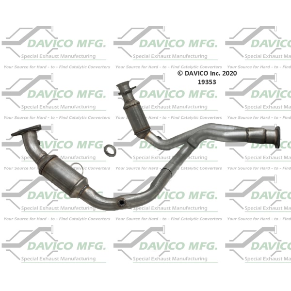 Davico Direct Fit Catalytic Converter and Pipe Assembly 19353