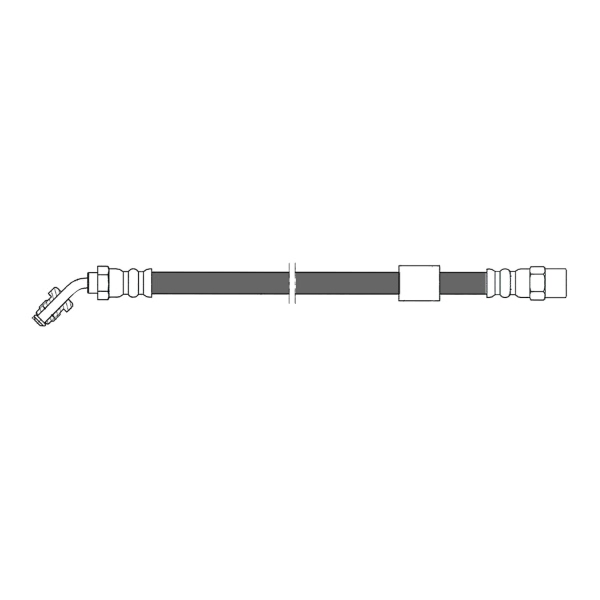 Centric Rear Lower Brake Hose 150.35029