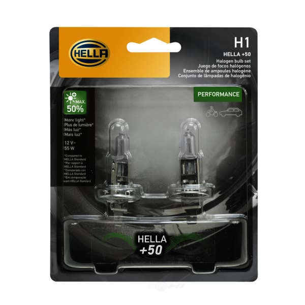 Hella H1P50Tb Performance Series Halogen Light Bulb H1P50TB