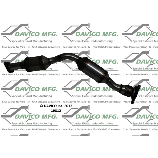 Davico Direct Fit Catalytic Converter and Pipe Assembly 19312