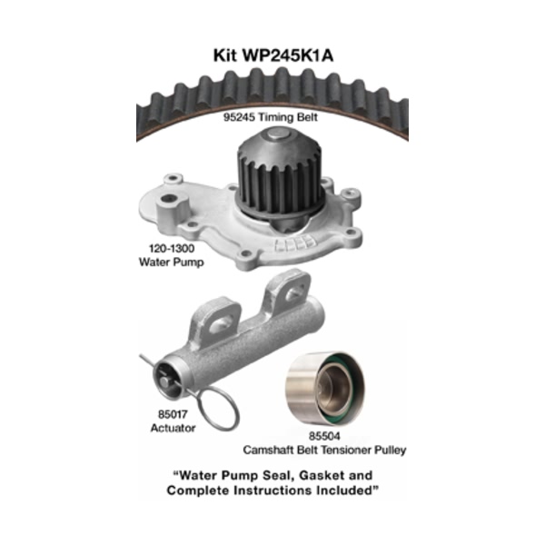 Dayco Timing Belt Kit With Water Pump WP245K1A