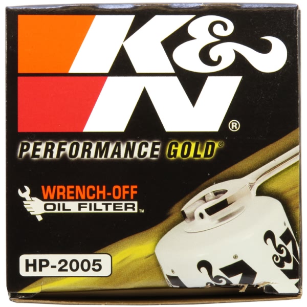 K&N Performance Gold™ Wrench-Off Oil Filter HP-2005