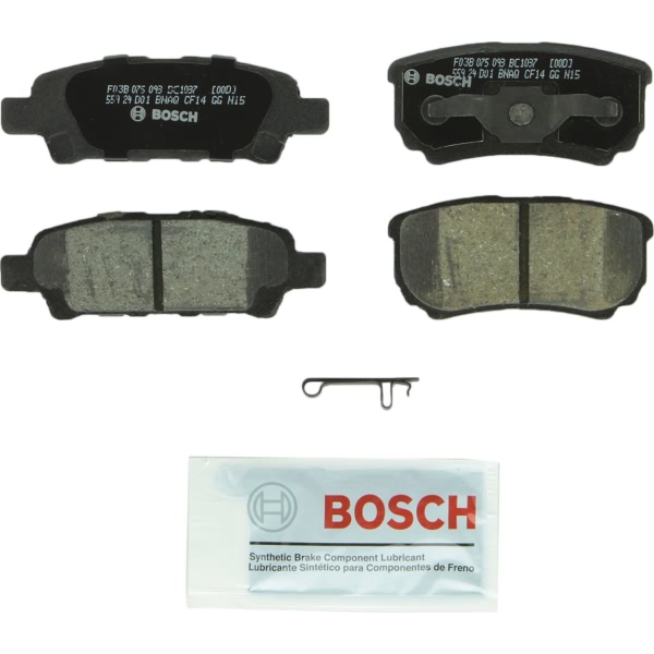 Bosch QuietCast™ Premium Ceramic Rear Disc Brake Pads BC1037