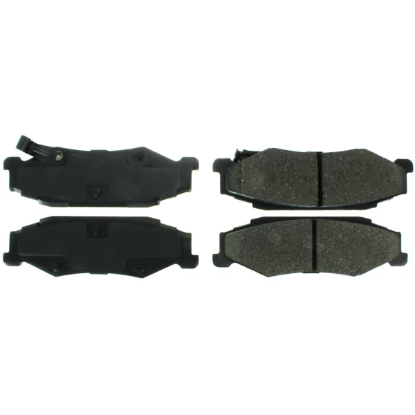 Centric Posi Quiet™ Extended Wear Semi-Metallic Rear Disc Brake Pads 106.07320