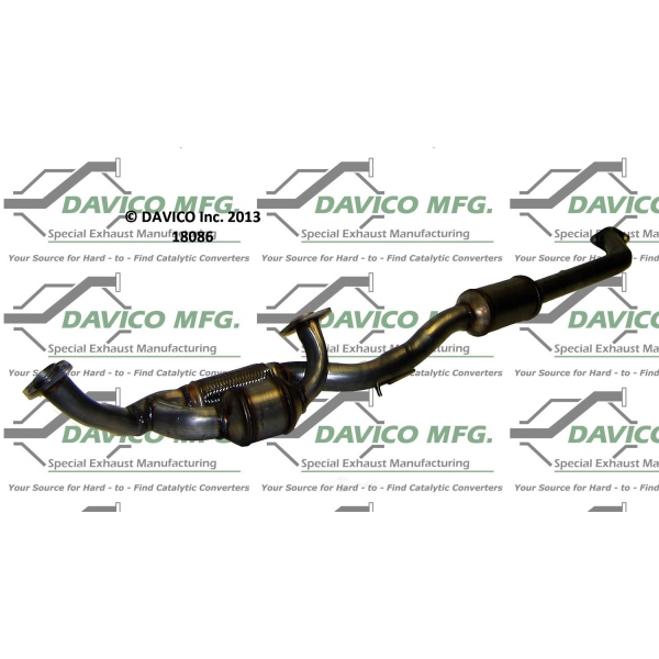 Davico Direct Fit Catalytic Converter and Pipe Assembly 18086
