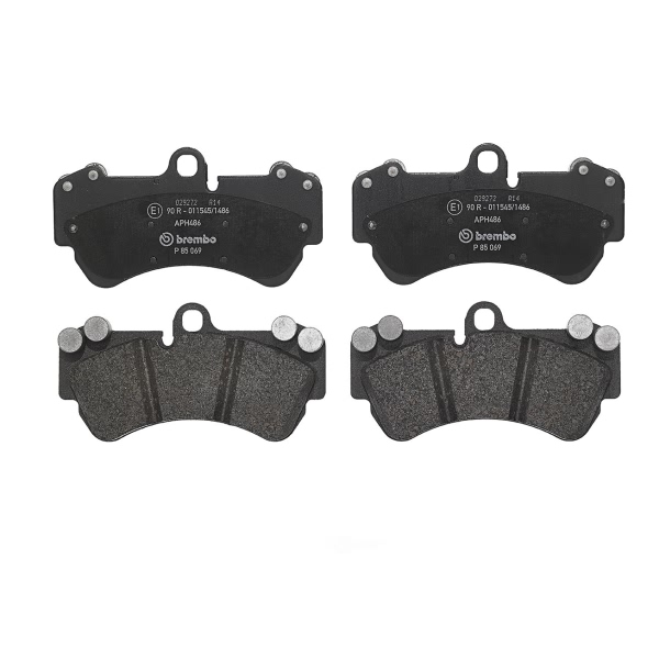 brembo Premium Low-Met OE Equivalent Front Brake Pads P85069