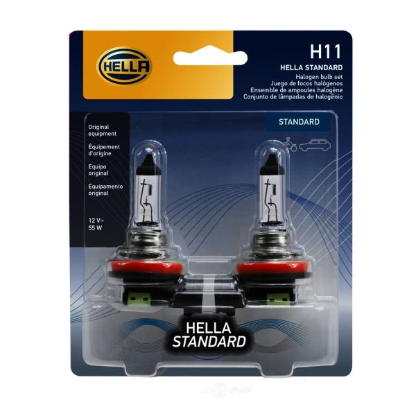 Hella H11Tb Standard Series Halogen Light Bulb H11TB