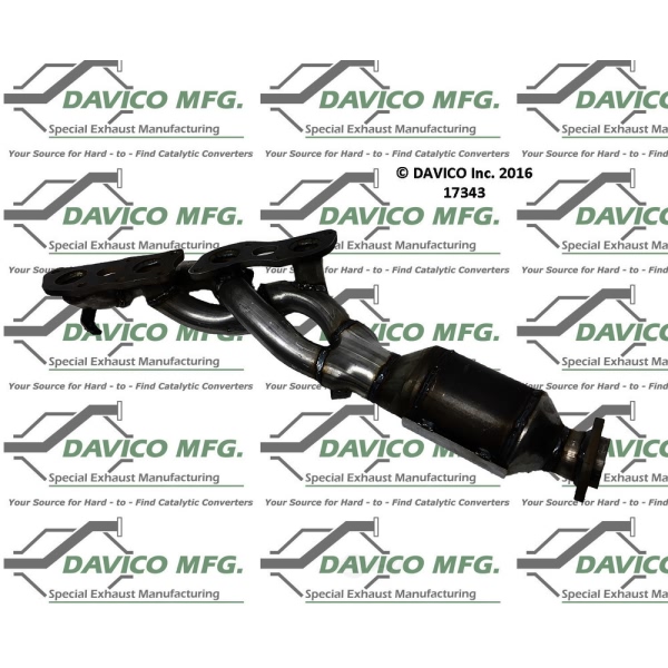 Davico Exhaust Manifold with Integrated Catalytic Converter 17343