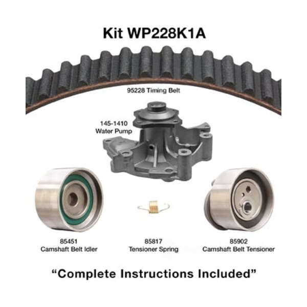 Dayco Timing Belt Kit With Water Pump WP228K1A