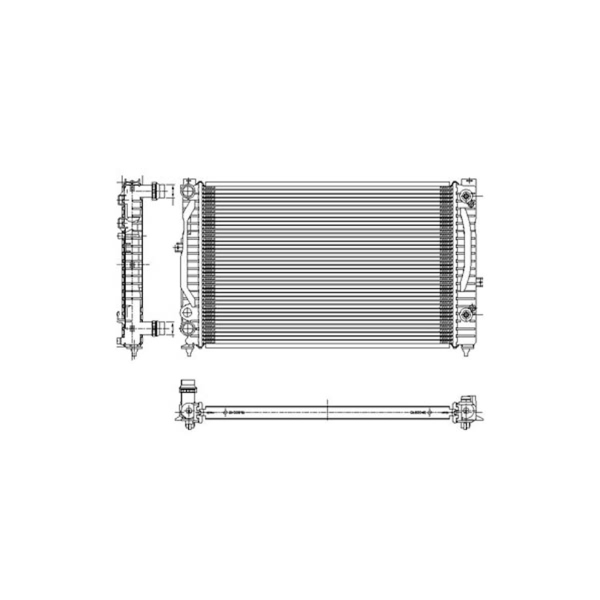 TYC Engine Coolant Radiator 2034