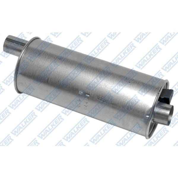 Walker Soundfx Steel Round Direct Fit Aluminized Exhaust Muffler 18273