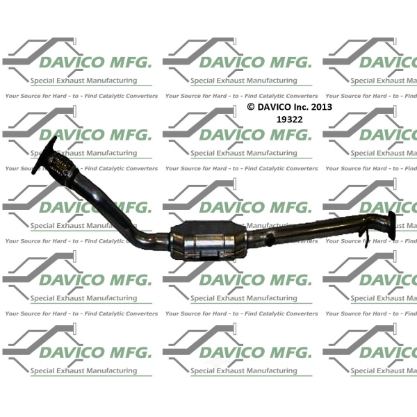 Davico Direct Fit Catalytic Converter and Pipe Assembly 19322