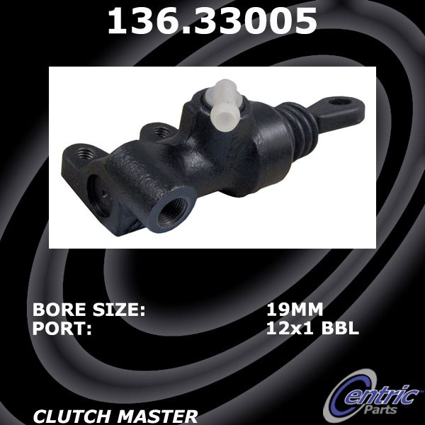 Centric Premium Clutch Master Cylinder 136.33005