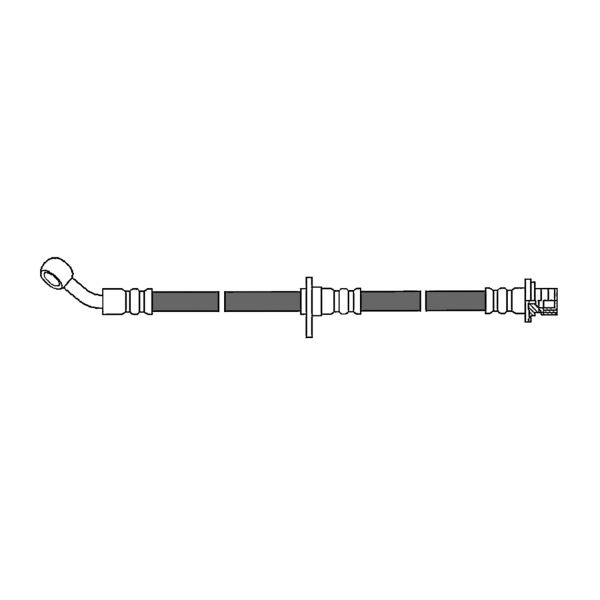 Centric Rear Driver Side Brake Hose 150.40398