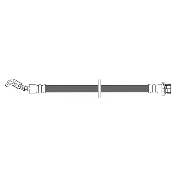 Centric Rear Driver Side Brake Hose 150.51344