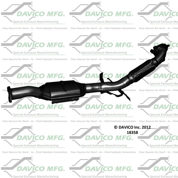 Davico Direct Fit Catalytic Converter and Pipe Assembly 18358