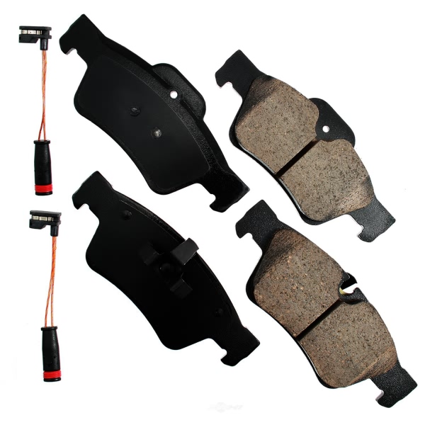 Akebono EURO™ Ultra-Premium Ceramic Rear Disc Brake Pads EUR1122