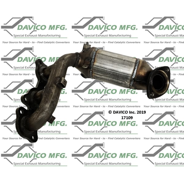 Davico Exhaust Manifold with Integrated Catalytic Converter 17109