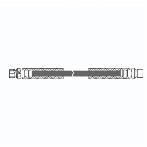 Centric Front Upper Brake Hose 150.35022