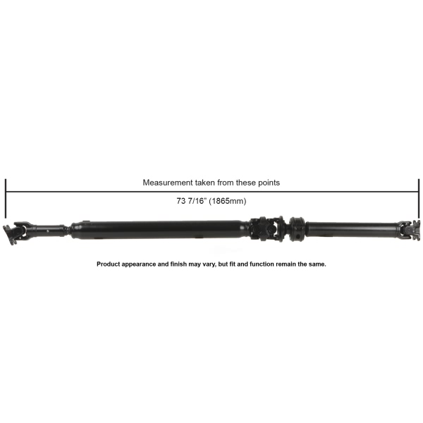 Cardone Reman Remanufactured Driveshaft/ Prop Shaft 65-5027