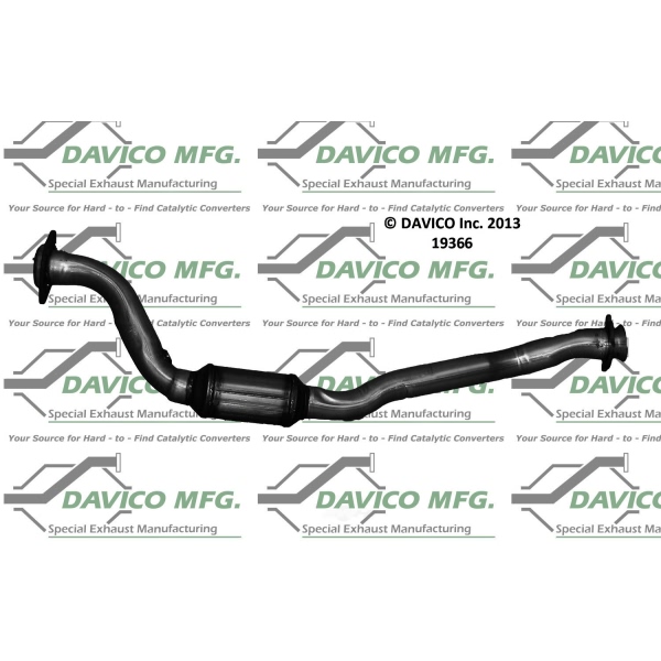 Davico Direct Fit Catalytic Converter and Pipe Assembly 19366