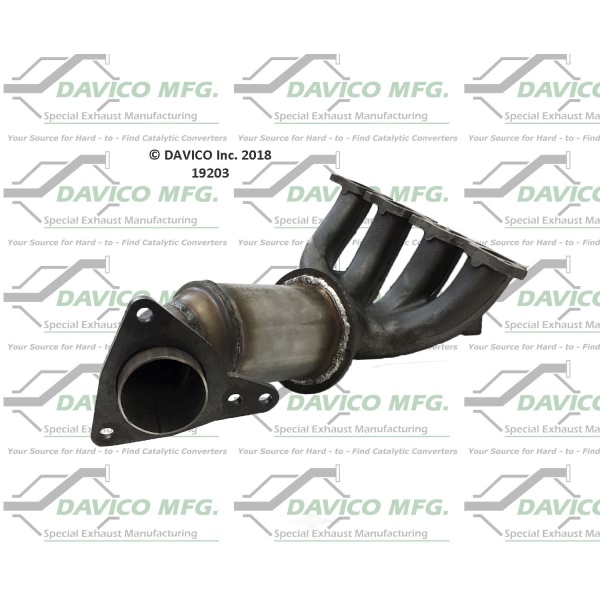 Davico Exhaust Manifold with Integrated Catalytic Converter 19203