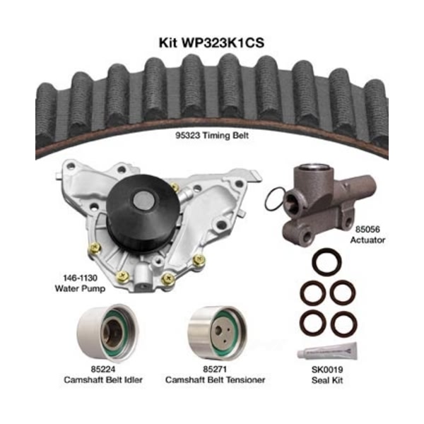 Dayco Timing Belt Kit With Water Pump WP323K1CS