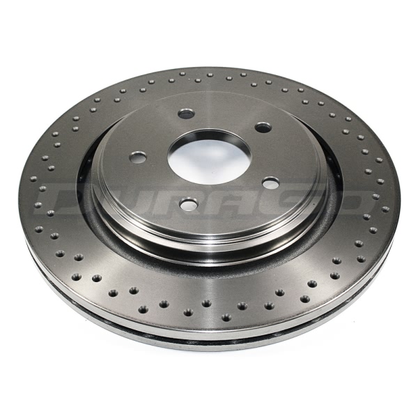 DuraGo Drilled Vented Rear Brake Rotor BR900972