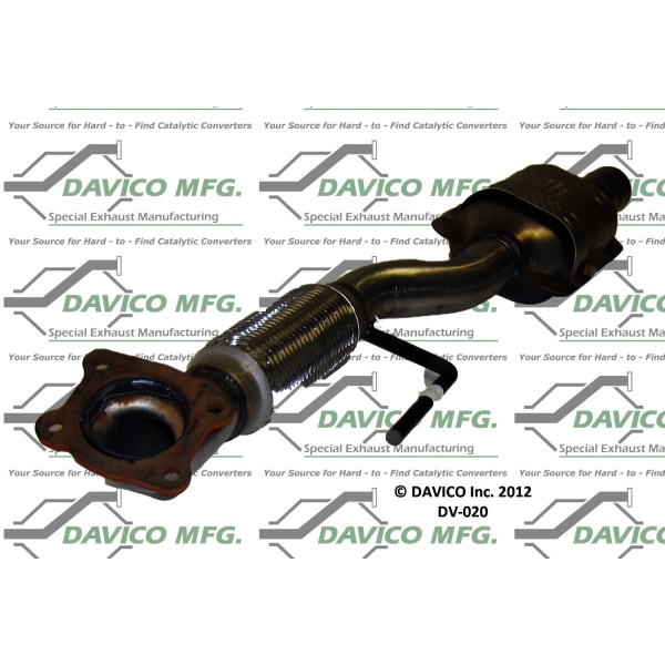 Davico Direct Fit Catalytic Converter and Pipe Assembly DV-020