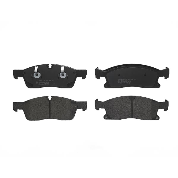 brembo Premium Low-Met OE Equivalent Front Brake Pads P50108
