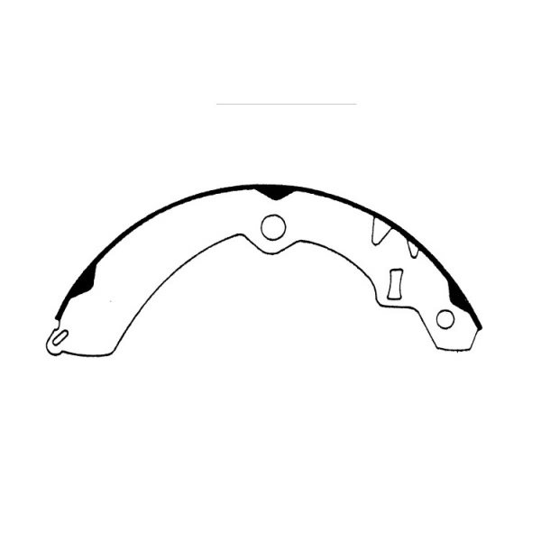 Centric Premium Rear Drum Brake Shoes 111.06050