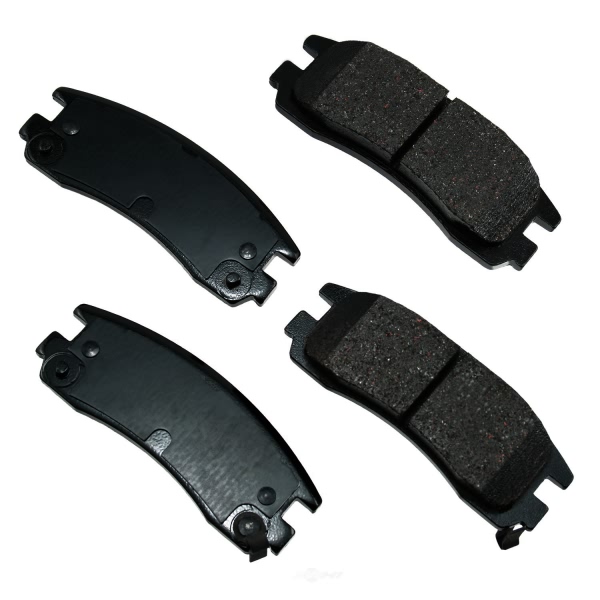 Akebono Pro-ACT™ Ultra-Premium Ceramic Rear Disc Brake Pads ACT814