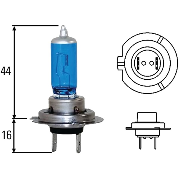 Hella H7 Design Series Halogen Light Bulb H71070307