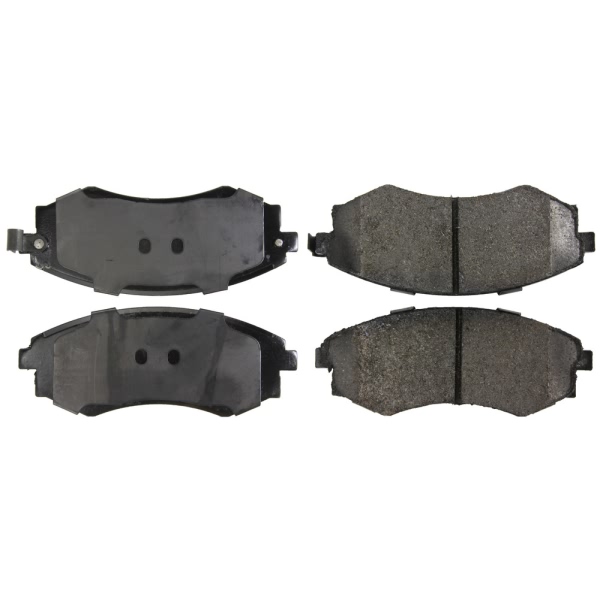 Centric Posi Quiet™ Extended Wear Semi-Metallic Front Disc Brake Pads 106.07002