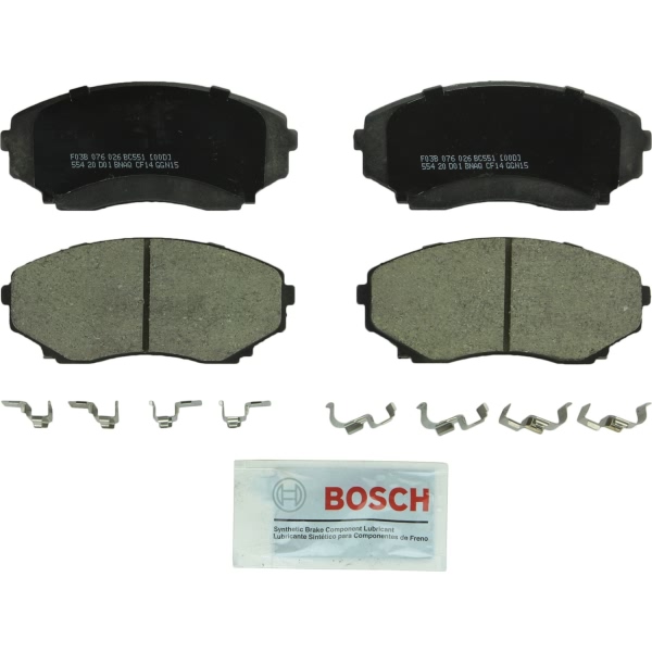 Bosch QuietCast™ Premium Ceramic Front Disc Brake Pads BC551