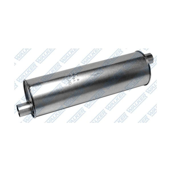 Walker Soundfx Steel Round Direct Fit Aluminized Exhaust Muffler 18245