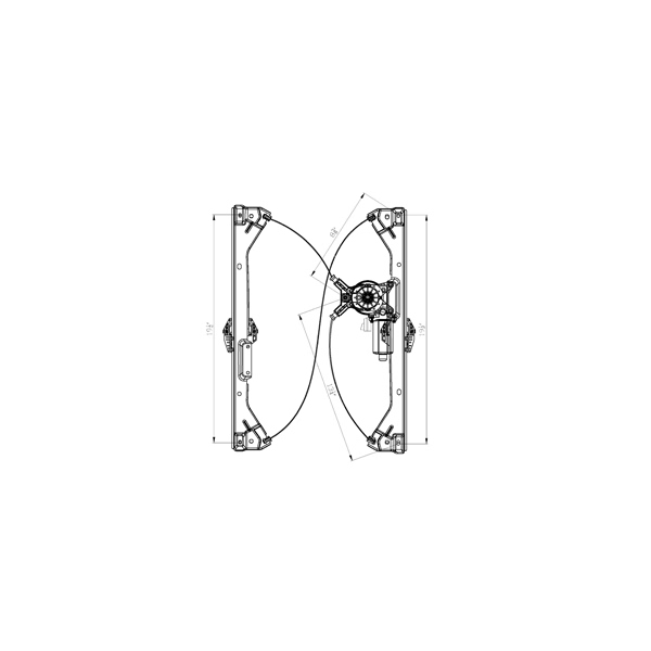 TYC TYC Power Window Motor and Regulator Assembly 660416