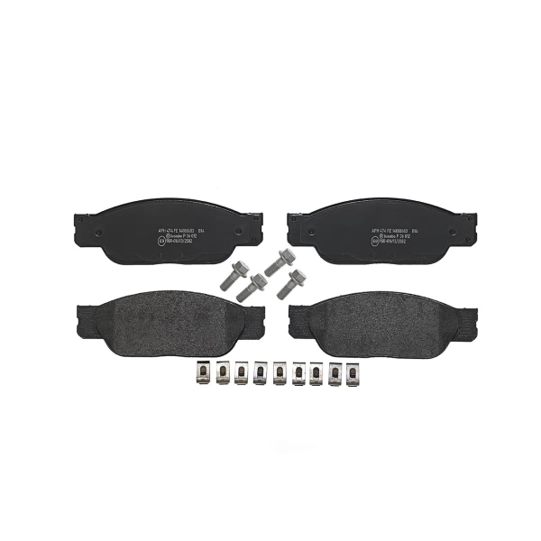 brembo Premium Low-Met OE Equivalent Front Brake Pads P36012