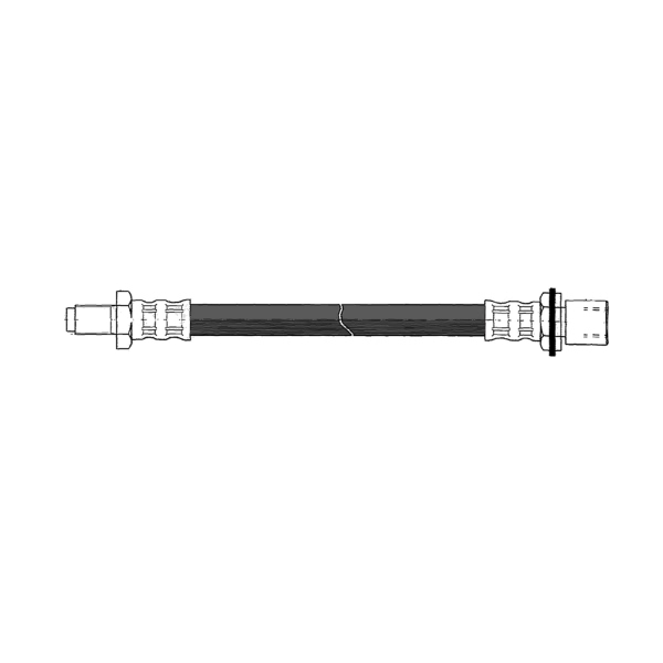 Centric Rear Brake Hose 150.44309