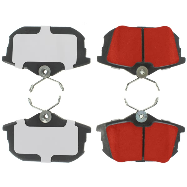 Centric Posi Quiet Pro™ Semi-Metallic Rear Disc Brake Pads 500.08380