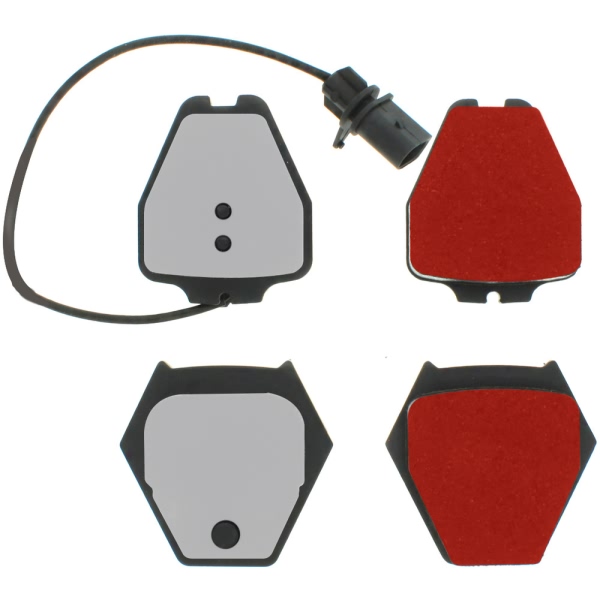 Centric Posi Quiet Pro™ Semi-Metallic Front Disc Brake Pads 500.08390